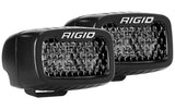 Rigid Industries SR-M Series PRO Midnight Edition - Spot - Diffused - Pair Rigid Industries Light Bars & Cubes  AXOPROS