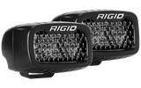 Rigid Industries SR-M Series PRO Midnight Edition - Spot - Diffused - Pair Rigid Industries Light Bars & Cubes  AXOPROS