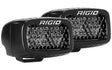 Rigid Industries SR-M Series PRO Midnight Edition - Spot - Diffused - Pair Rigid Industries Light Bars & Cubes  AXOPROS