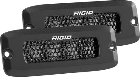 Rigid Industries SR-Q Series PRO Midnight Edition - Spot - Diffused - Pair Rigid Industries Light Bars & Cubes  AXOPROS
