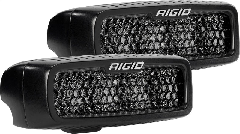 Rigid Industries SR-Q Series PRO Midnight Edition - Spot - Diffused - Pair Rigid Industries Light Bars & Cubes  AXOPROS