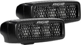 Rigid Industries SR-Q Series PRO Midnight Edition - Spot - Diffused - Pair Rigid Industries Light Bars & Cubes  AXOPROS