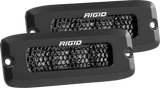 Rigid Industries SR-Q Series PRO Midnight Edition - Spot - Diffused - Pair Rigid Industries Light Bars & Cubes  AXOPROS