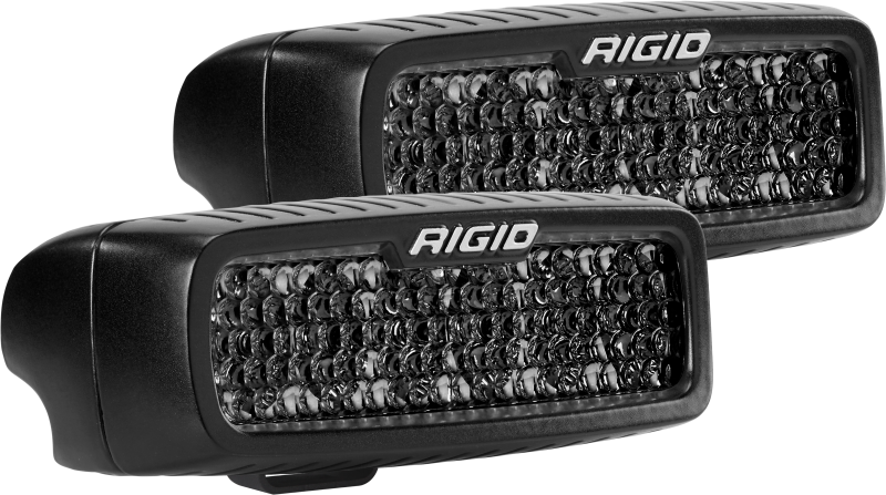 Rigid Industries SR-Q Series PRO Midnight Edition - Spot - Diffused - Pair Rigid Industries Light Bars & Cubes  AXOPROS