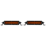 Rigid Industries SR-Series SAE 6in. w/ Amber PRO Lens (Pair) Rigid Industries Light Bars & Cubes  AXOPROS