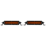 Rigid Industries SR-Series SAE 6in. w/ Amber PRO Lens (Pair) Rigid Industries Light Bars & Cubes  AXOPROS