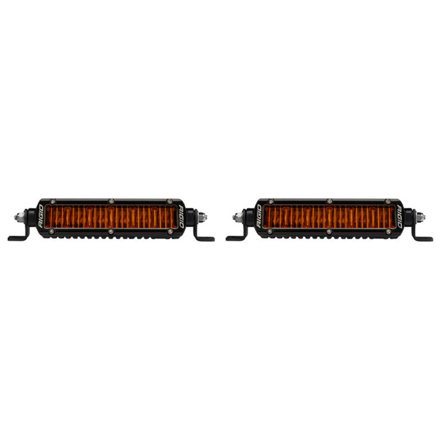 Rigid Industries SR-Series SAE 6in. w/ Amber PRO Lens (Pair) Rigid Industries Light Bars & Cubes  AXOPROS