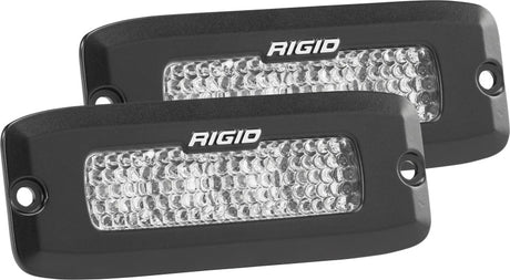 Rigid Industries SRQ - 60 Deg. Lens - White - Flush Mount - Set of 2 Rigid Industries Light Bars & Cubes  AXOPROS