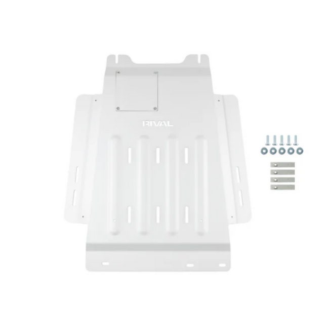 Rival 2015-Present Ford F150 Aluminum Transmission Catalytic Converter Skid Plate Rival 4x4 Skid Plates  AXOPROS