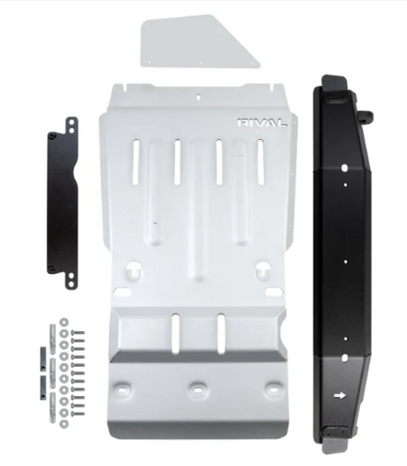 Rival 2016-2023 Toyota Tacoma 3Gen 4WD Aluminum Transmission Transfer Case Skid Plate Rival 4x4 Skid Plates  AXOPROS
