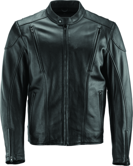River Road Race Leather Jacket Black - Medium River Road Jackets - Leather  AXOPROS
