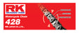RK Chain 428-118 - Natural RK Chain Chains  AXOPROS