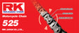 RK Chain 525-120 - Natural RK Chain Chains  AXOPROS