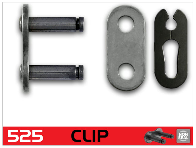 RK Chain 525 Clip Link - Natural RK Chain Chains  AXOPROS