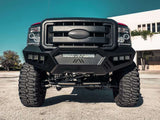 Road Armor 11-16 Ford F-250 SPARTAN Front Bumper Bolt-On Pre-Runner Guard - Tex Blk Road Armor Bumpers - Steel  AXOPROS