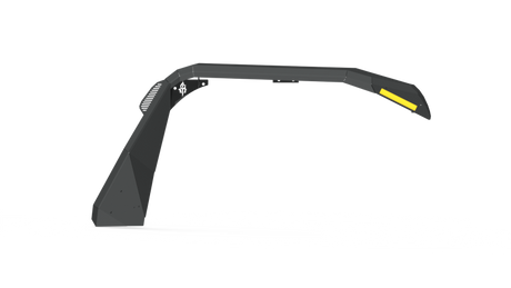 Road Armor 18-20 Jeep Wrangler JL Stealth Front Fender Flare w/Switchback LED DRL - Tex Blk Road Armor Bumpers - Steel  AXOPROS