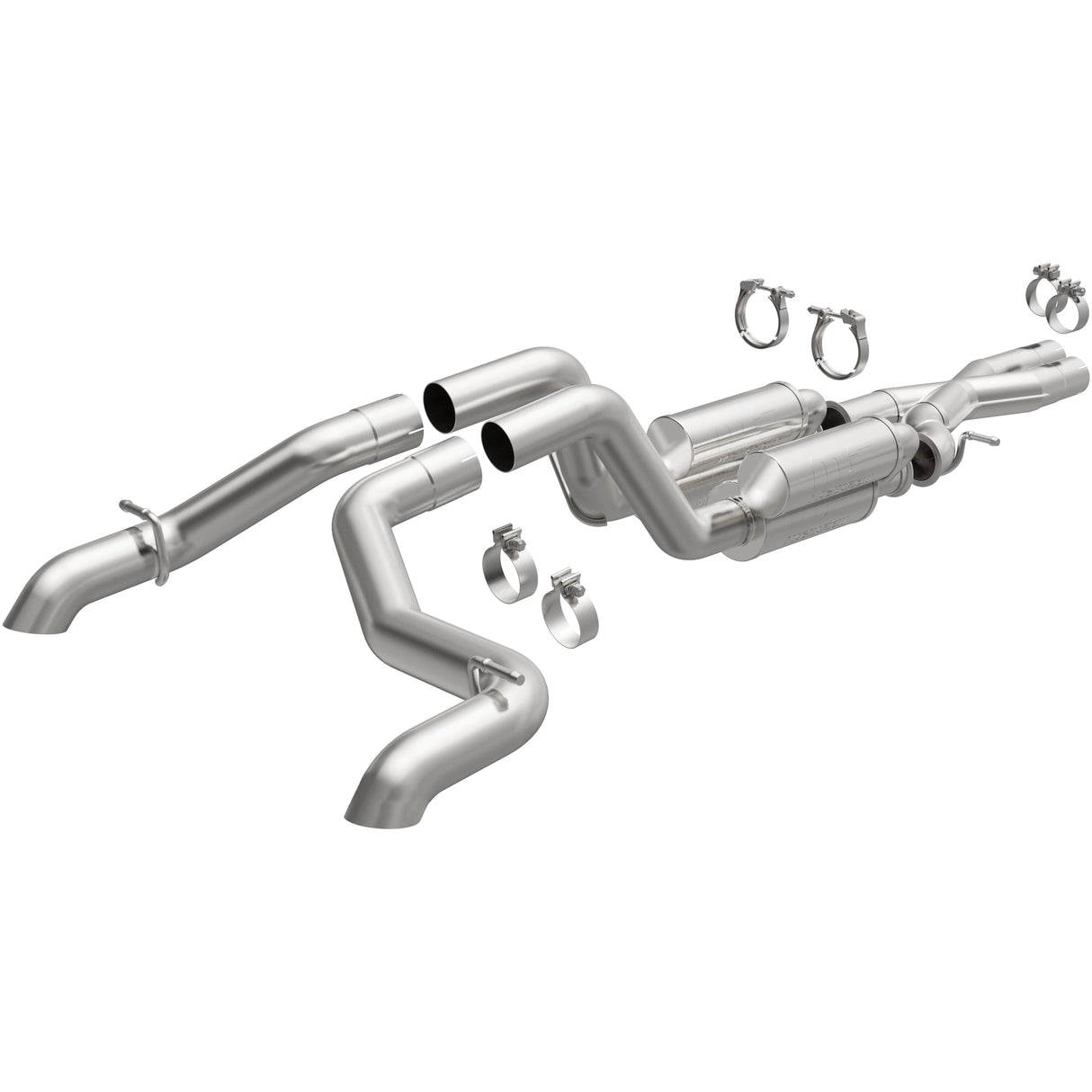 Rock Crawler Series Stainless Cat-Back System MagnaFlow Exhaust Products Exhaust System Kit  AXOPROS