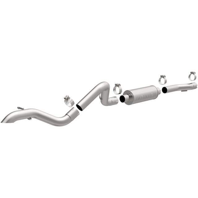 Rock Crawler Series Stainless Cat-Back System MagnaFlow Exhaust Products Exhaust System Kit  AXOPROS