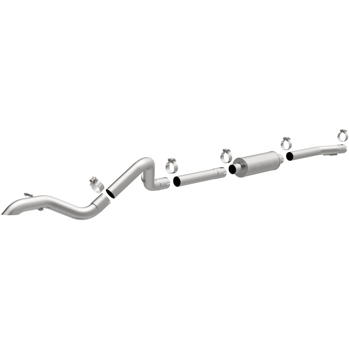 Rock Crawler Series Stainless Cat-Back System MagnaFlow Exhaust Products Exhaust System Kit  AXOPROS
