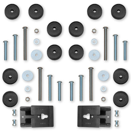 Rock Krawler 2018+ Jeep Wrangler JL 2DR / JLU 4DR Front & Rear Bump Stop Kit (2in-4in) Rock Krawler Bump Stops  AXOPROS