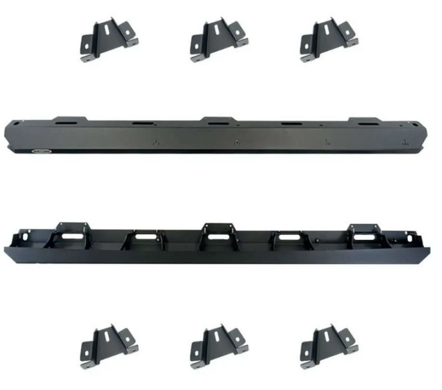 Rock Slide 18-25 Jeep Wrangler JL Deluxe Rock Rail Rock Slide Engineering Steps  AXOPROS