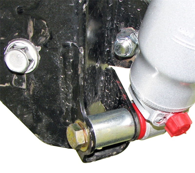 RockJock JK Shock Mount Relocation Kit Rear Lower w/ Hardware Pair RockJock Suspension Arms & Components  AXOPROS