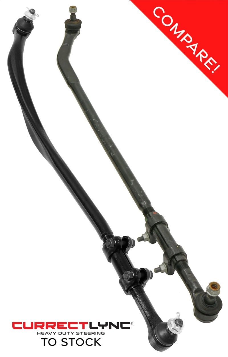 RockJock JL/JT Currectlync Drag Link Organically Shaped Forged Chromoly RockJock Steering Knuckles & Spindles  AXOPROS