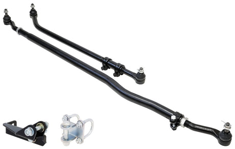 RockJock JL/JT Currectlync Steering System Forged Drag Link 42mm Tie Rod Tube w/Stabilizer Brackets RockJock Steering Knuckles & Spindles  AXOPROS