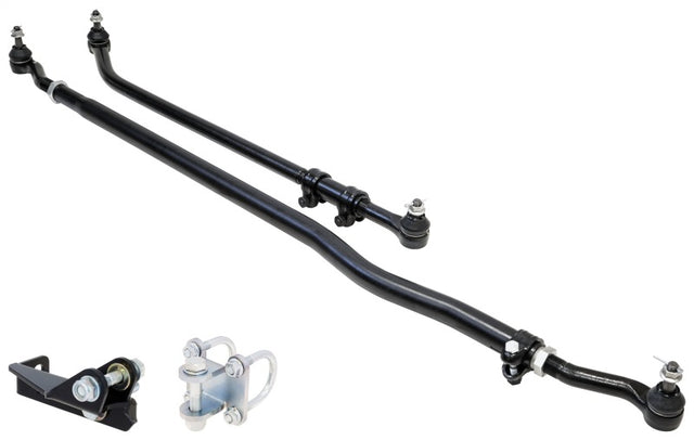 RockJock JL/JT Currectlync Steering System Forged Drag Link 42mm Tie Rod Tube w/Stabilizer Brackets RockJock Steering Knuckles & Spindles  AXOPROS