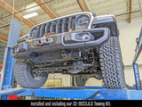 RockJock JL/JT Winch Plate Kit Steel Bumper RockJock Winch Mounts  AXOPROS