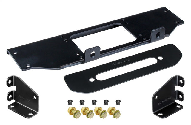 RockJock JL/JT Winch Plate Kit Steel Bumper RockJock Winch Mounts  AXOPROS