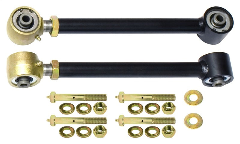 RockJock TJ/LJ Johnny Joint Adjustable Control Arms Lower Front or Rear Adjustable Greasable Pair RockJock Control Arms  AXOPROS