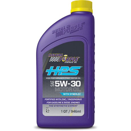 Royal Purple HPS Synthetic High Performance Street 5W-30 Motor Oil - 1 Quart Royal Purple Motor Oils  AXOPROS