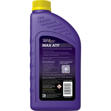 Royal Purple Max ATF Automatic Transmission Fluid - 1 Quart Royal Purple Gear Oils  AXOPROS