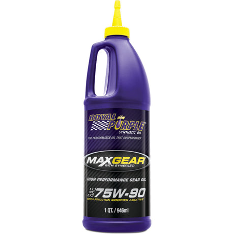 Royal Purple Max Gear Synthetic 75W-90 Gear Oil - 1 Quart Royal Purple Gear Oils  AXOPROS