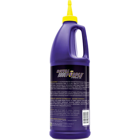Royal Purple Synchromax Synthetic Manual Transmission Fluid - 1 Quart Royal Purple Motor Oils  AXOPROS