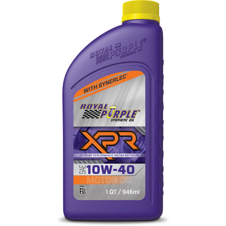 Royal Purple XPR Synthetic Extreme Performance 10W-40 Racing Oil - 1 Quart Royal Purple Motor Oils  AXOPROS