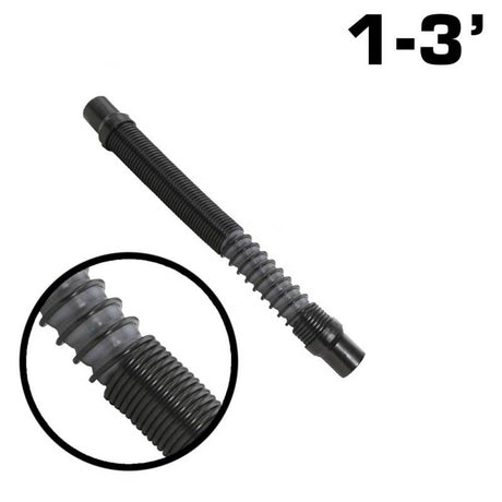 Rugged Radios 1 to 3 Ft MAC-X Expandable Ultra Flex Helmet Air Pumper System Hose by Rugged Radios Rugged Radios Audio  AXOPROS