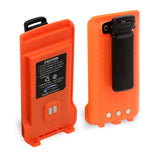 Rugged Radios GMR2 Replacement Lithium Battery w/12v Charge Port and Belt Clip Safety Orange Rugged Radios Batteries  AXOPROS