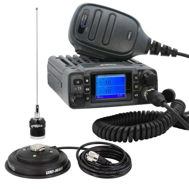 Rugged Radios Radio Kit - GMR25 Waterproof GMRS Band Mobile Radio with Antenna Rugged Radios Audio  AXOPROS