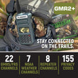 Rugged Radios Rugged GMR2 PLUS - GMRS / FRS Two Way Handheld Radio Safety Orange Rugged Radios Radio Communications  AXOPROS