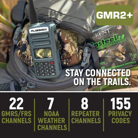 Rugged Radios Rugged GMR2 PLUS - GMRS / FRS Two Way Handheld Radio Safety Orange Rugged Radios Radio Communications  AXOPROS