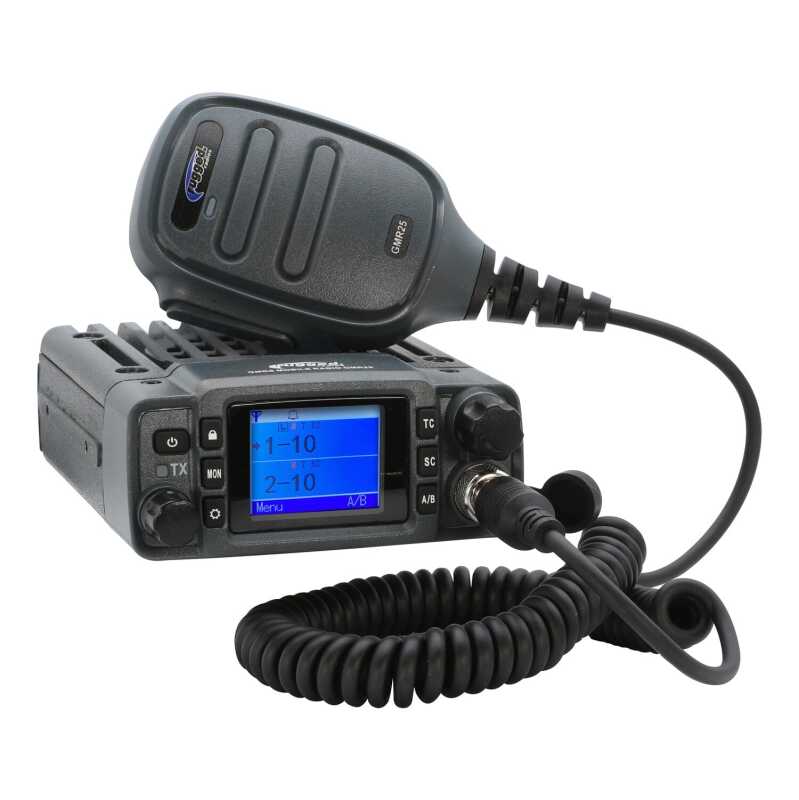 Rugged Radios Rugged GMR25 Waterproof GMRS Mobile Radio Rugged Radios Audio  AXOPROS