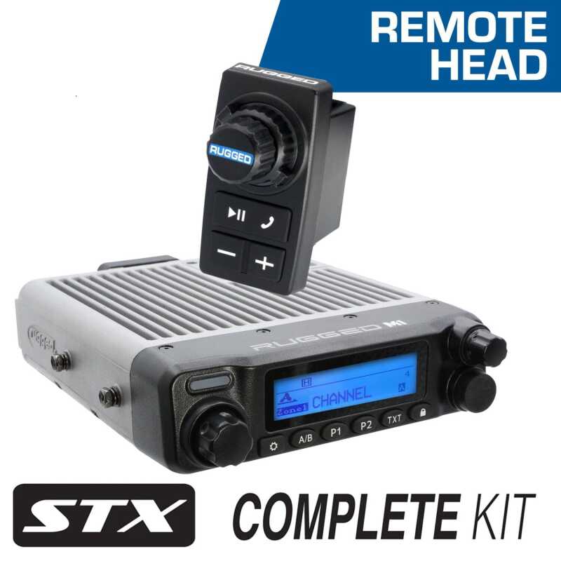 Rugged Radios STX STEREO Complete Master Comm Kit w/ Intercom - 2-Way Radio M1 VHF Business Band Rugged Radios Radio Communications  AXOPROS