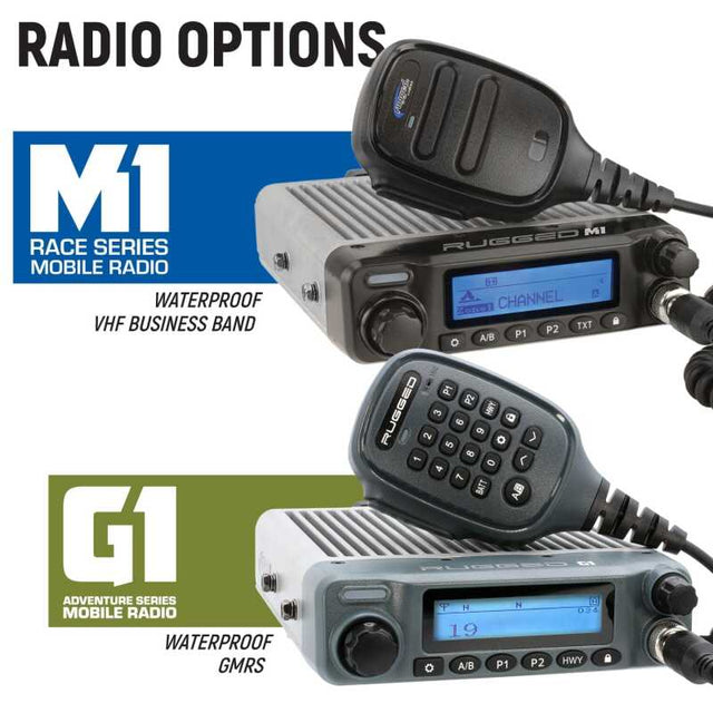 Rugged Radios STX STEREO Complete Master Communication Kit with Intercom and 2-Way Radio G1 GMRS Rugged Radios Radio Communications  AXOPROS