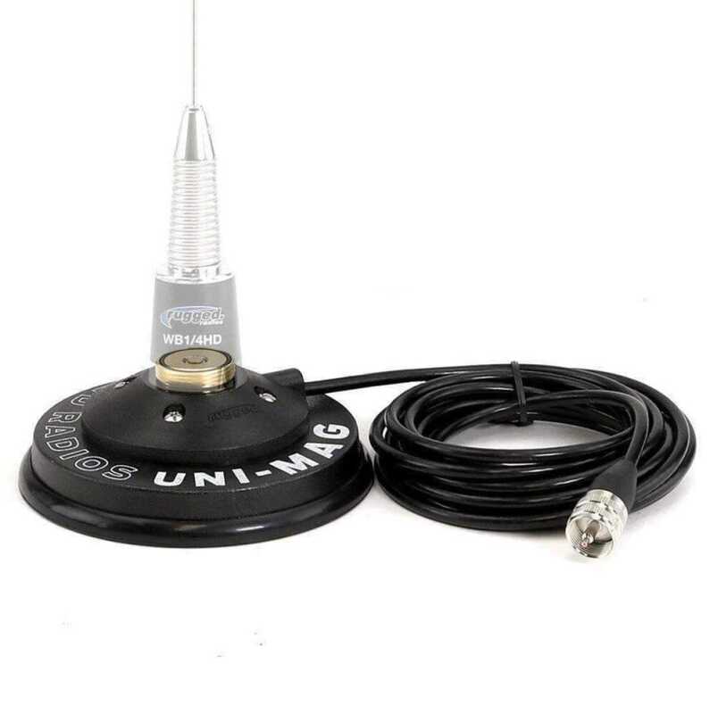 Rugged Radios UNI-MAG Universal NMO or Magnetic Antenna Mount Rugged Radios Audio  AXOPROS