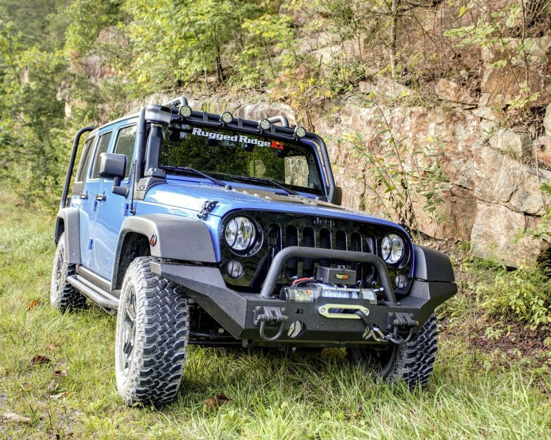 Rugged Ridge 07-18 Jeep Wrangler 3.6L/3.8L XHD Snorkel w/ Pre-Filter Rugged Ridge Air Intake Components  AXOPROS