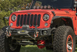 Rugged Ridge 07-18 Jeep Wrangler JK Arcus Front Bumper Set w/Tray & Hooks Rugged Ridge Bumpers - Steel  AXOPROS