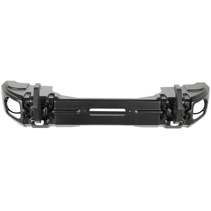 Rugged Ridge 07-18 Jeep Wrangler JK Arcus Front Bumper Set w/Tray & Hooks Rugged Ridge Bumpers - Steel  AXOPROS