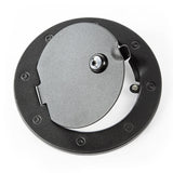 Rugged Ridge 07-18 Jeep Wrangler JK Textured Black Locking Gas Cap Door Rugged Ridge Fuel Caps  AXOPROS